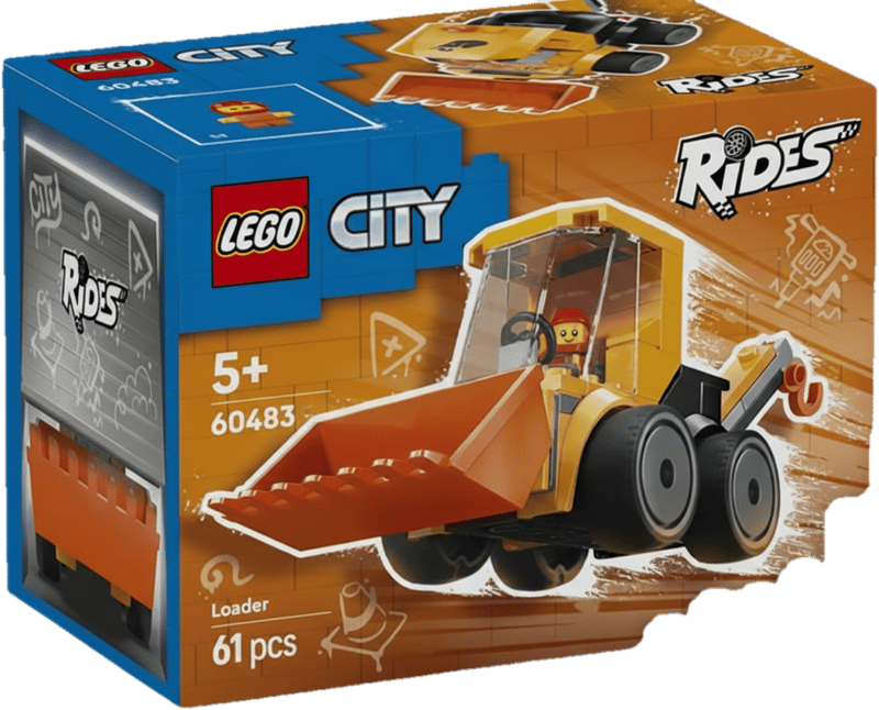 LEGO City 60483 Járgányok – Építőipari rakodó