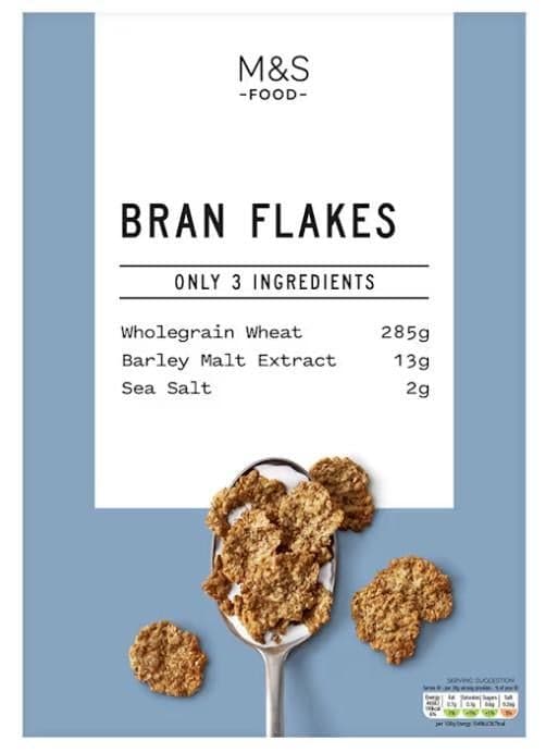 Marks & Spencer Wholegrain Wheat Flakes and Barley Malt Extract