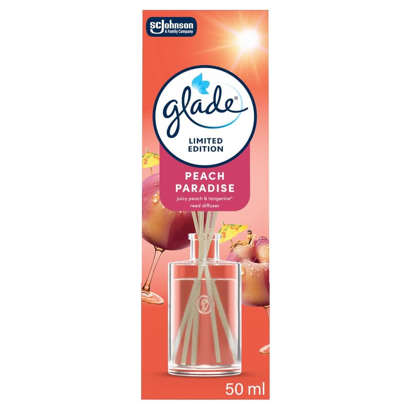 Glade Reed Diffuser fapálcás illatosító - Peach Paradise 50 ml