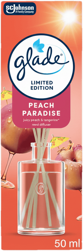 Glade Reed Diffuser fapálcás illatosító - Peach Paradise 50 ml
