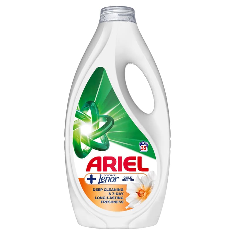 Ariel Folyékony Mosószer +Touch Of Lenor Gold Orchid 35 Mosáshoz, 1.575 l
