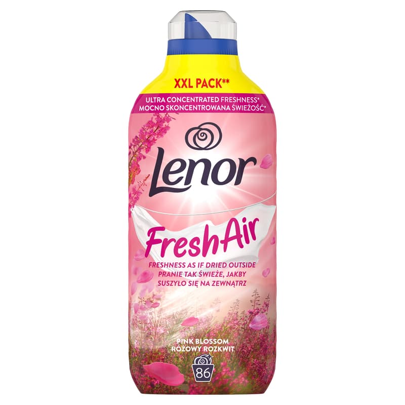 Lenor Fresh Air Effect Öblítő Pink Blossom 86 mosáshoz, 1204 ml