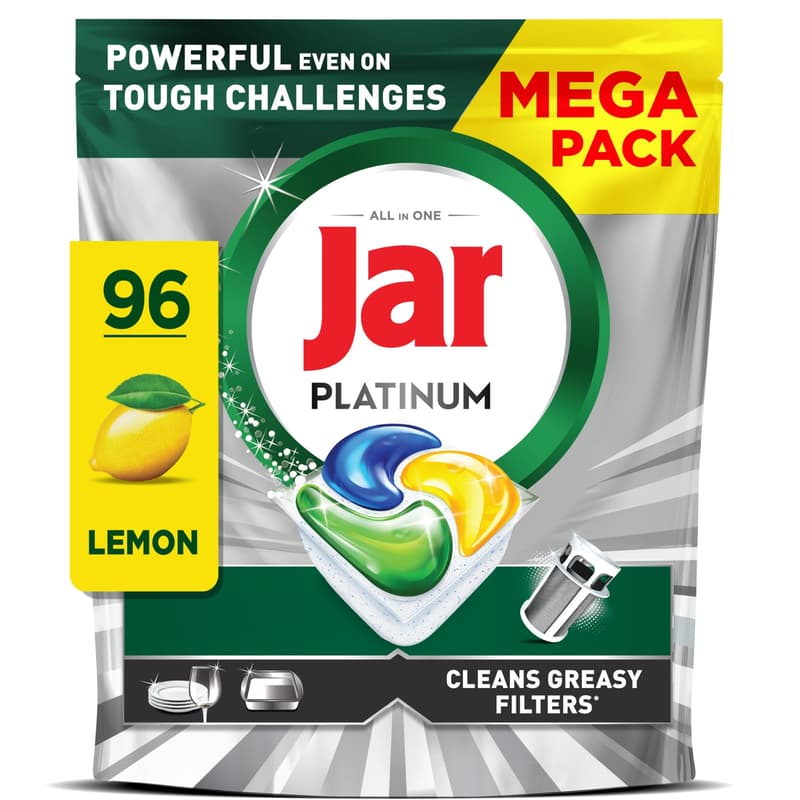 Jar Platinum All in One Mosogatókapszula Lemon, 96 db