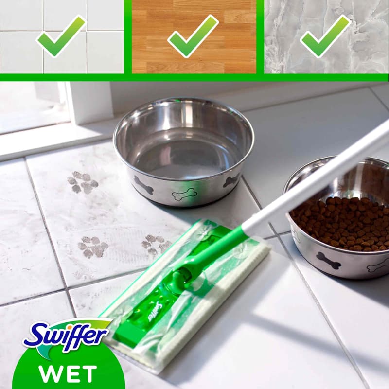 Swiffer Sweeper Nedves Padlótörlő Utántöltő Kendő Citrus Fresh Illattal, 24 db