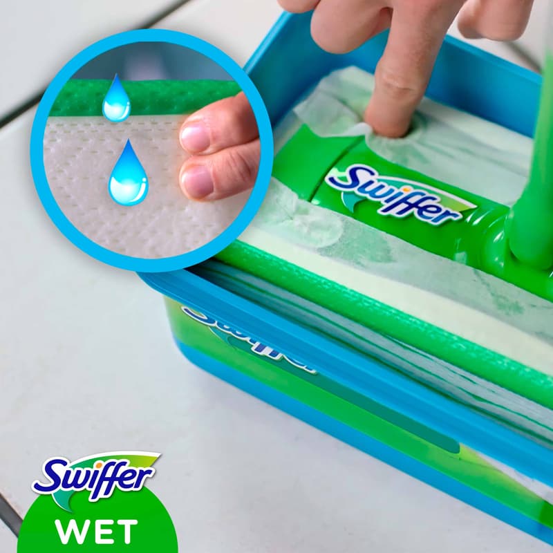 Swiffer Sweeper Nedves Padlótörlő Utántöltő Kendő Citrus Fresh Illattal, 24 db