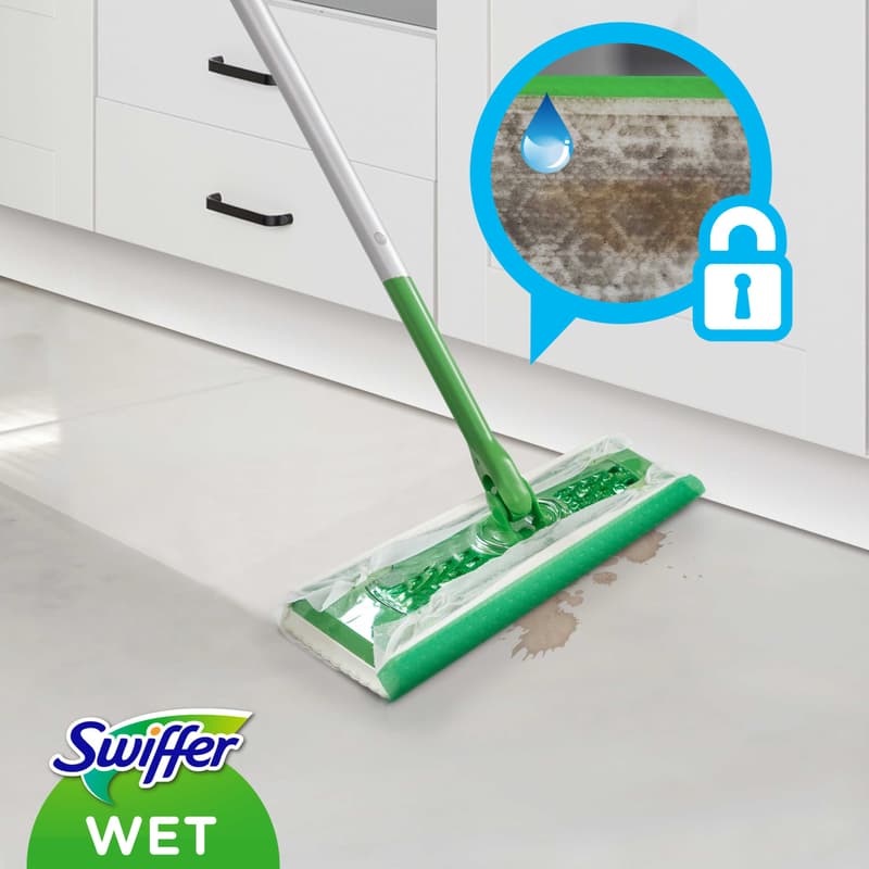 Swiffer Sweeper Nedves Padlótörlő Utántöltő Kendő Citrus Fresh Illattal, 48 db