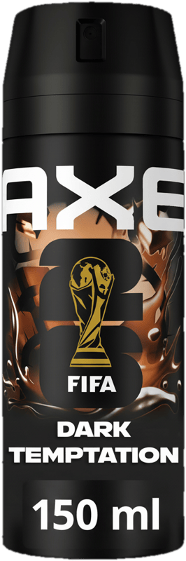 Axe Dark Temptation FIFA limitált kiadású dezodor, 150 ml