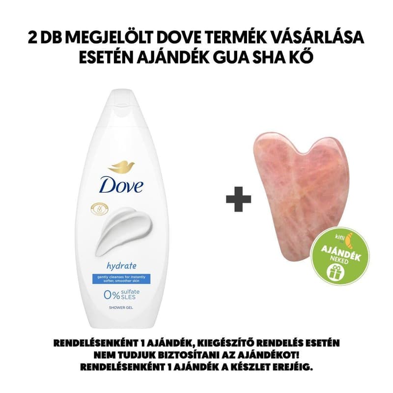 Dove Hydrate krémtusfürdő, 720 ml