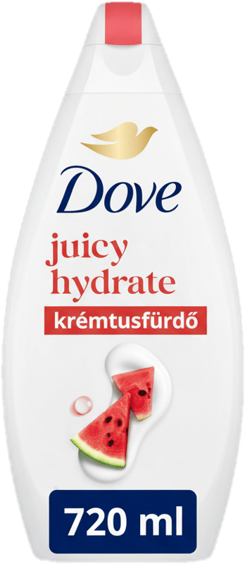 Dove Juicy Hydrate dinnye illatú krémtusfürdő, 720 ml