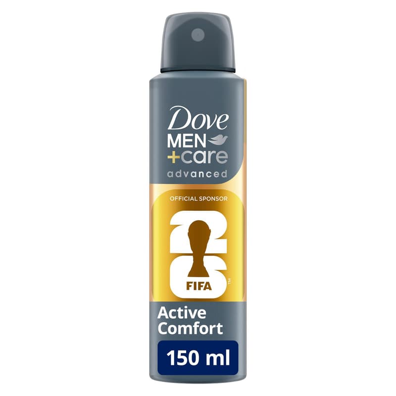 Dove Men+Care Active Comfort FIFA limitált kiadású izzadásgátló dezodor, 150ml