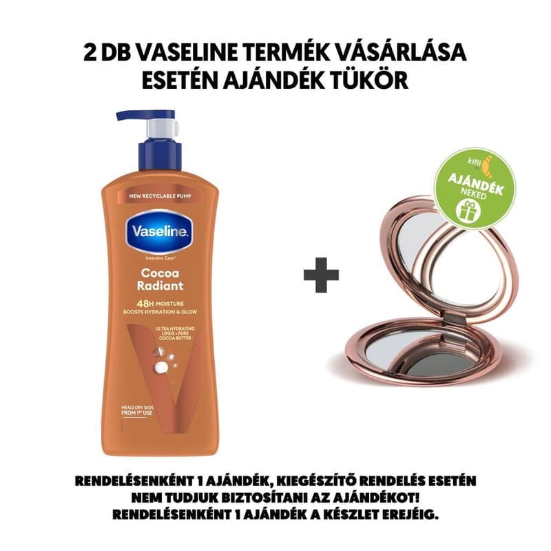 Vaseline Intensive Care Cocoa Radiant Body Lotion 400 ml