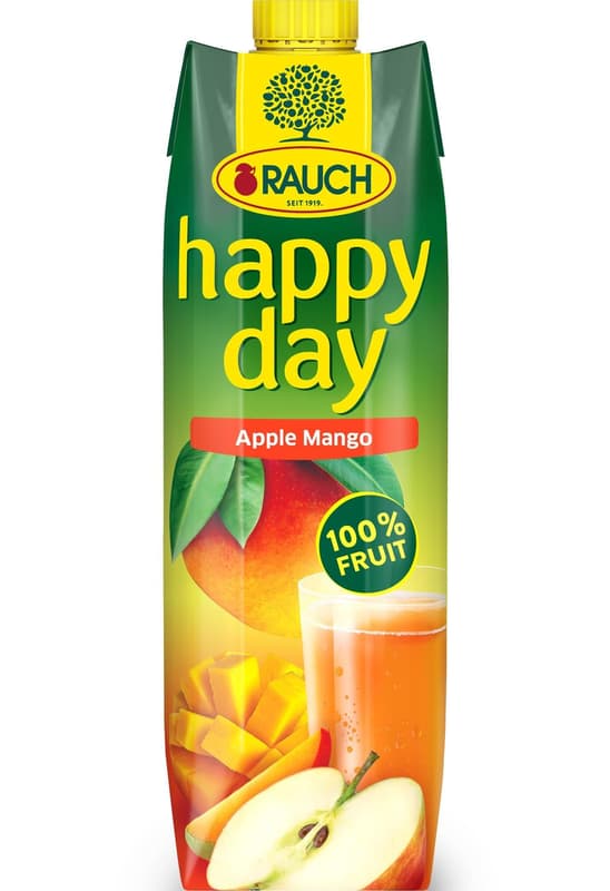 Apple Drink with Mango puree.