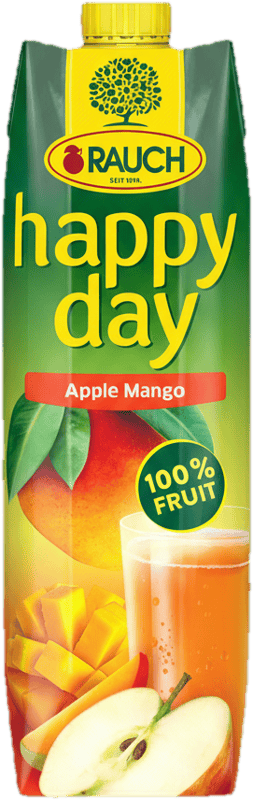 Apple Drink with Mango puree.