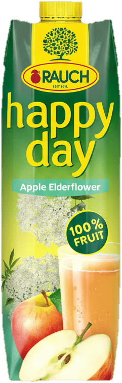 Apple Drink with Elderflower Extract.