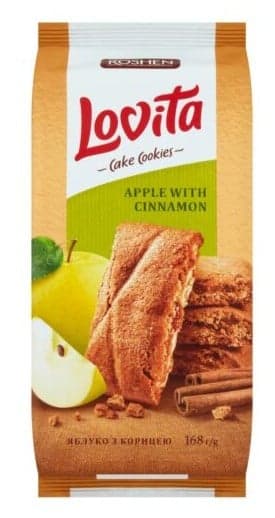 Roshen Lovita Tea Pastry Apple - Cinnamon Flavored