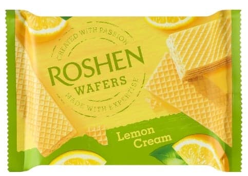 Roshen Wafers Creamy Wafer with Lemon Flavor