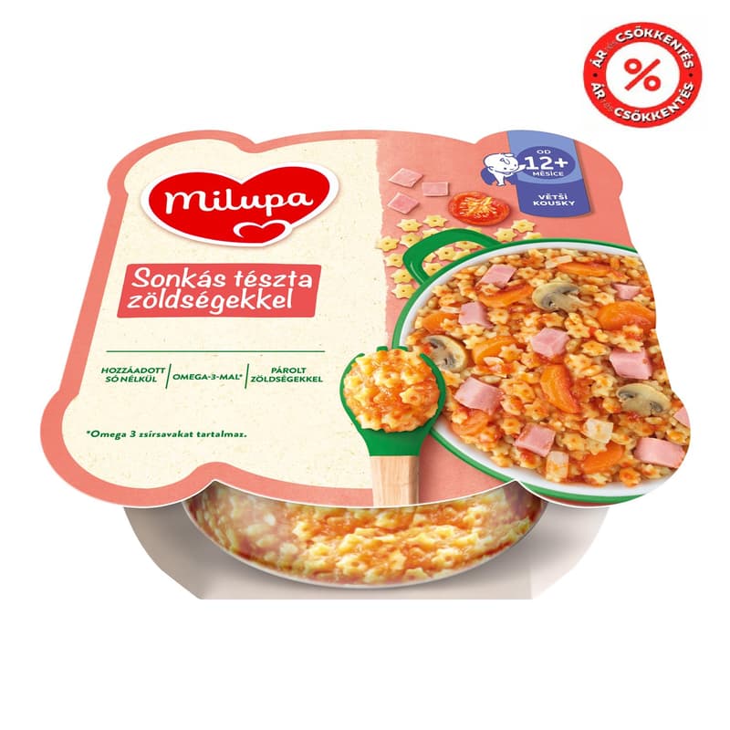 Milupa sonkás tészta zöldségekkel 12 hónapos kortól