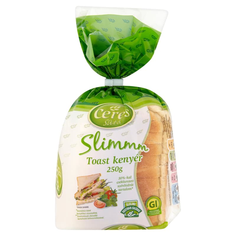 Ceres Sütő Slimmm Toast Kenyér