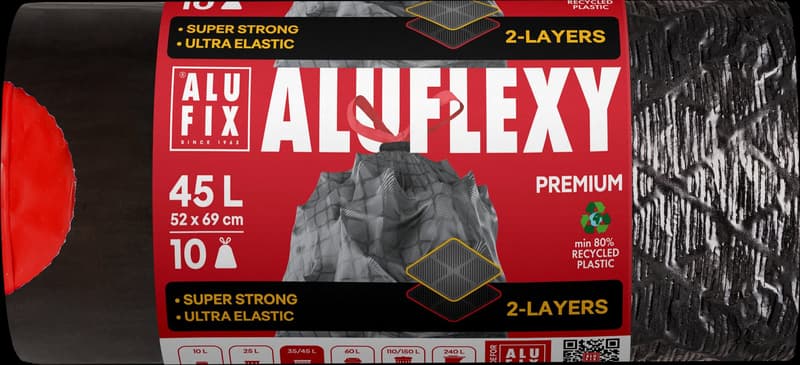 Alufix Aluflexy Drawstring Garbage Bags