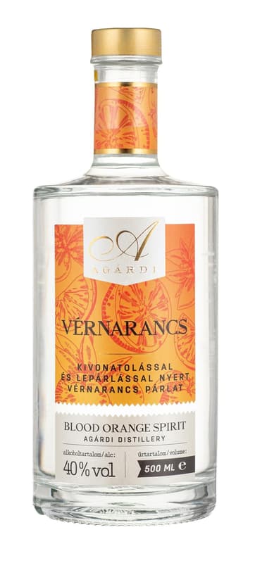 Agárdi Vérnarancs párlat 40% 0,5l DRS