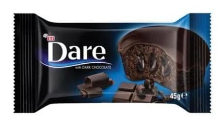Dare Dark Chocolate Muffin with Cocoa Cream Filling and Cocoa Coating