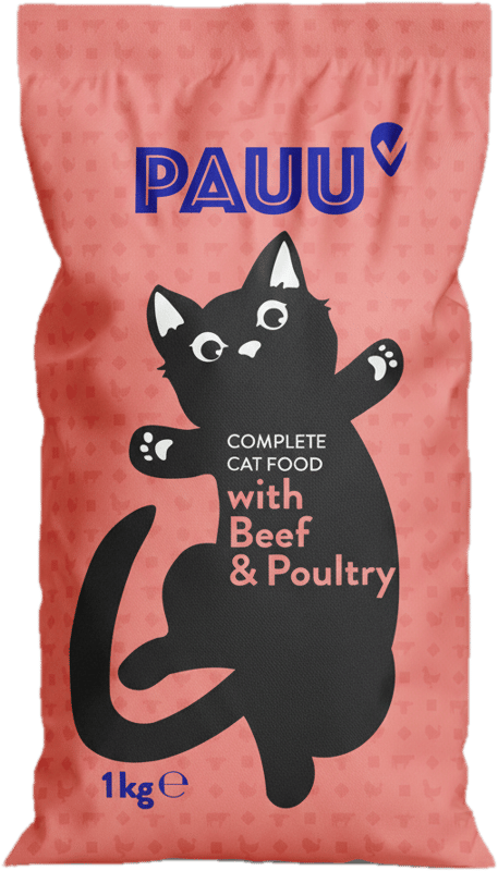 Pauu granulátum kocka marha- és csirkehússal, 1 kg