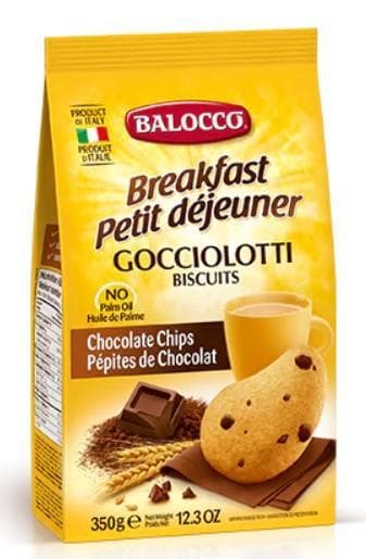 Balocco Gocciolotti shortbread biscuits with chocolate chips