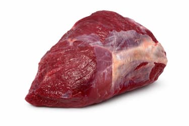 Organic gray cattle meat