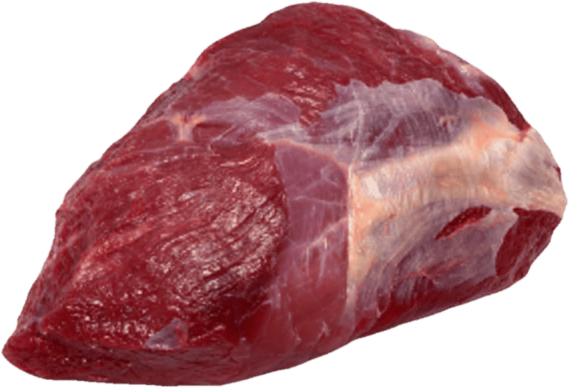 Organic gray cattle meat