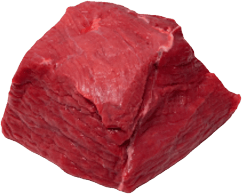Organic gray cattle meat