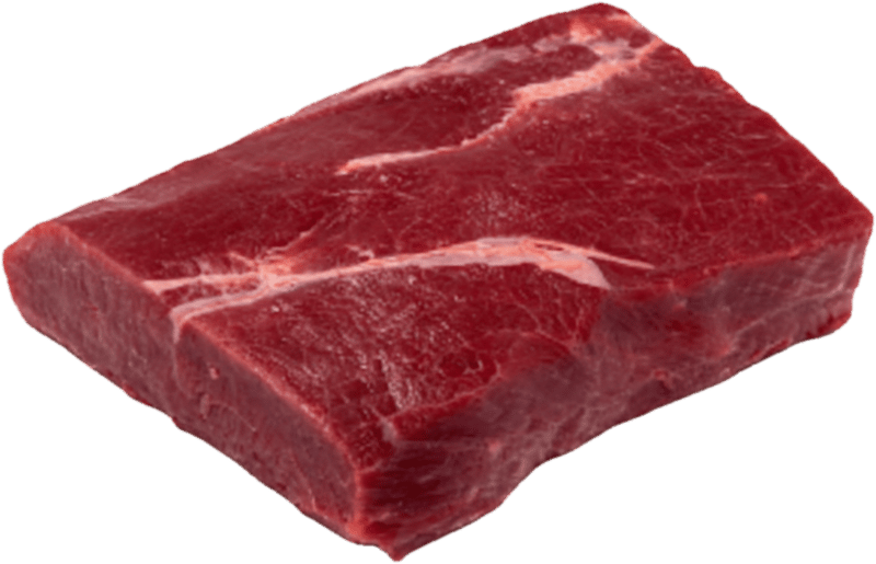 Organic gray cattle meat