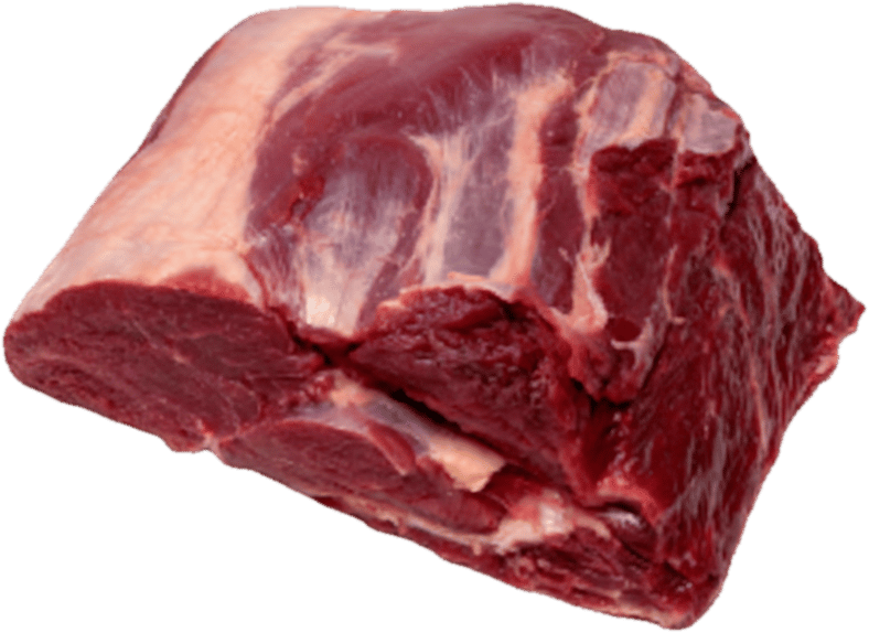 Organic gray cattle meat