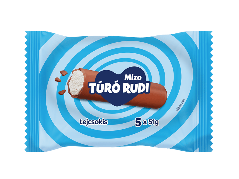 Mizo Túró Rudi Natúr tejcsokis 5×51 g