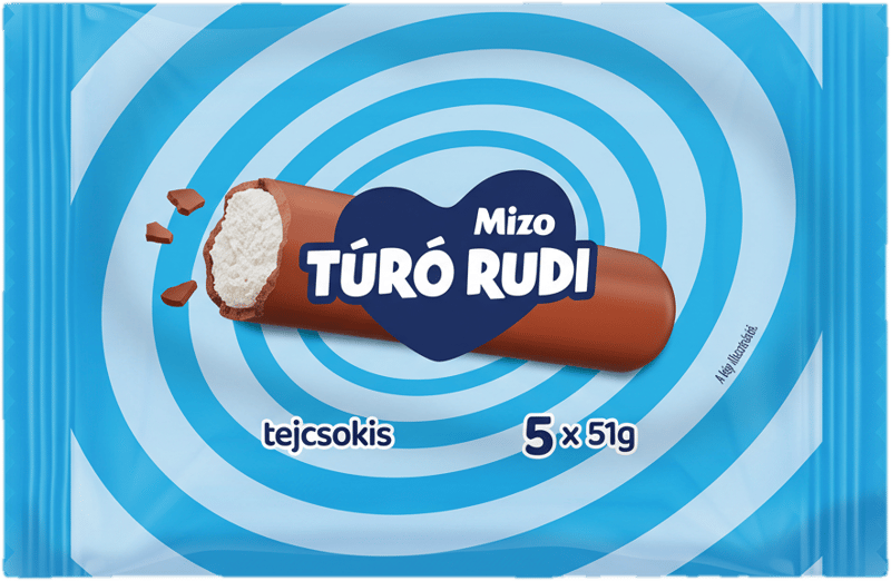 Mizo Túró Rudi Natúr tejcsokis 5×51 g