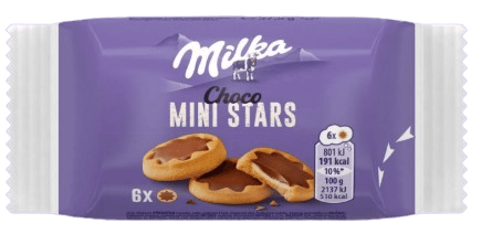 MILKA CHOCO MINI STARS