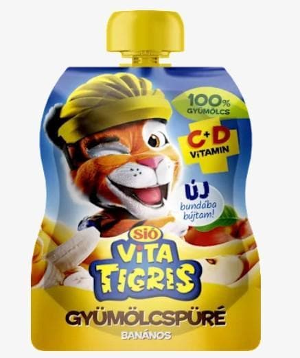 Sió Vitatiger Fruit puree Banana 100%