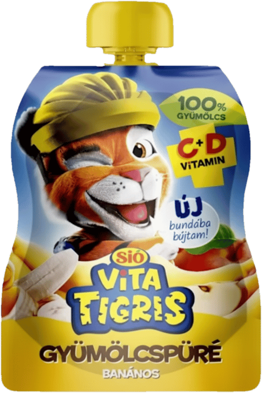 Sió Vitatiger Fruit puree Banana 100%