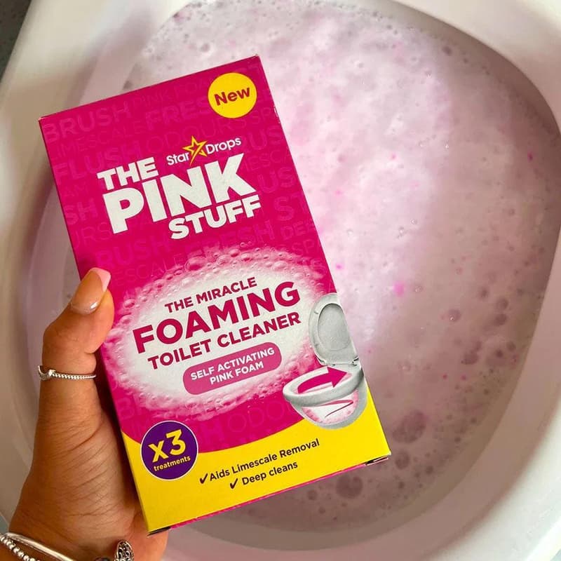 The Pink Stuff foaming toilet cleaner (3 x 100 g)