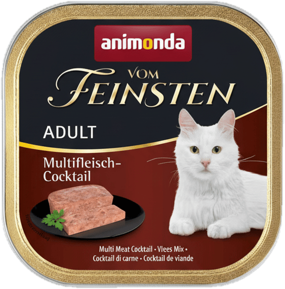 Animonda Feinsten Adult alutálkás nedveseledel felnőtt macskáknak, multihús-koktél