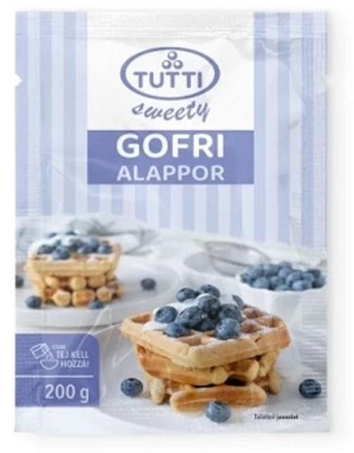 Gofri alappor
Waffle powder