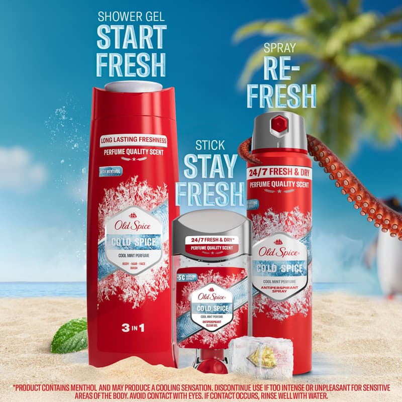 Old Spice Cold Spice Izzadásgátló Gél, 70 ml