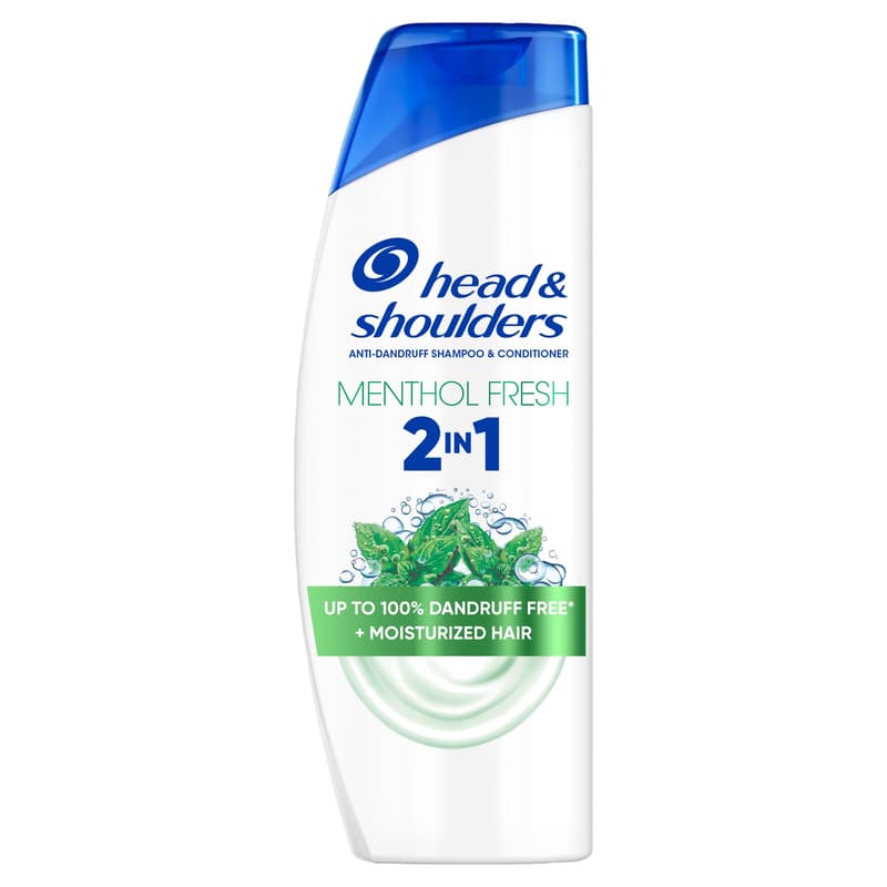 Head & Shoulders Menthol Fresh 2in1 Korpásodás Elleni Sampon és Balzsam, 400 ml