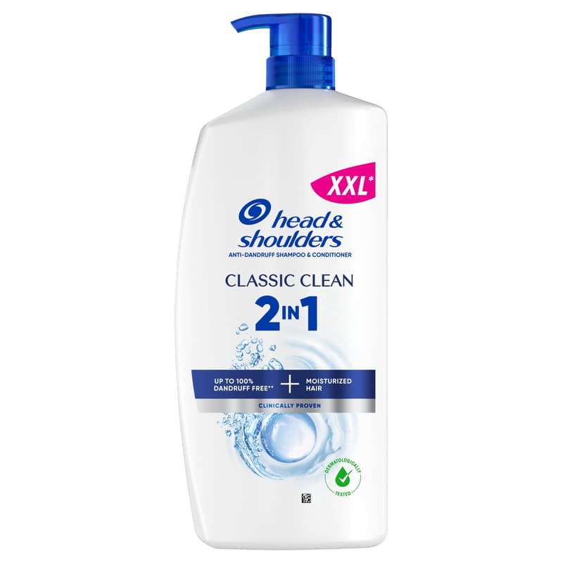 Head & Shoulders Classic Clean 2in1 Korpásodás Elleni Sampon és Balzsam, 800 ml