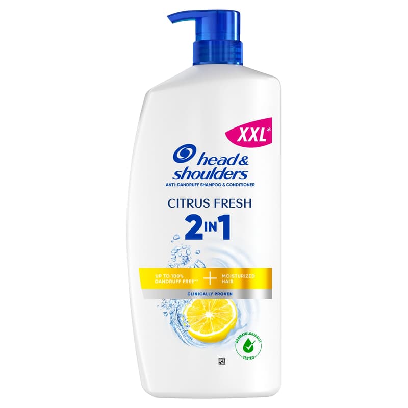 Head & Shoulders Citrus Fresh 2in1 Korpásodás Elleni Sampon és Balzsam, 800 ml