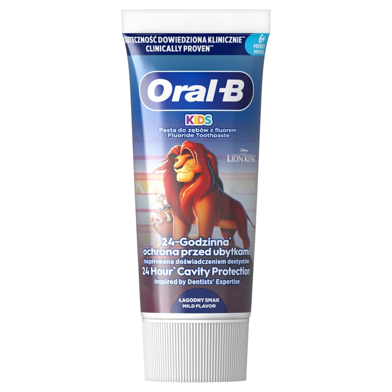 Oral-B Kids Gyerekfogkrém (6 hónap - 6 éveseknek), Oroszlánkirály, 60 ml