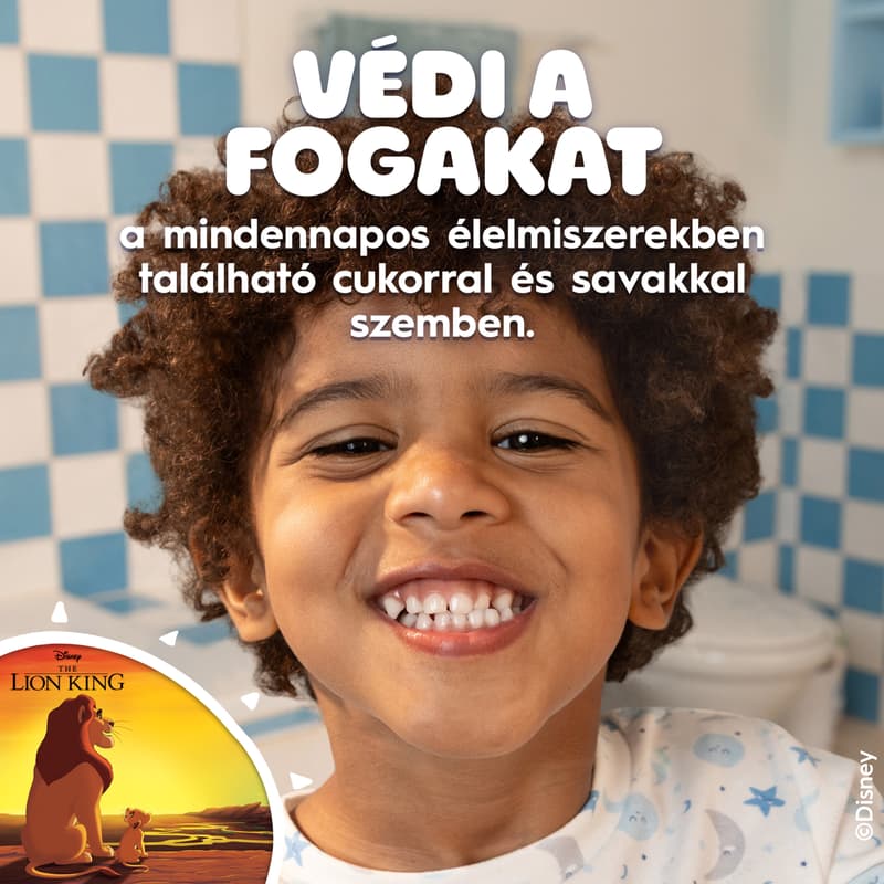 Oral-B Kids Gyerekfogkrém (6 hónap - 6 éveseknek), Oroszlánkirály, 60 ml