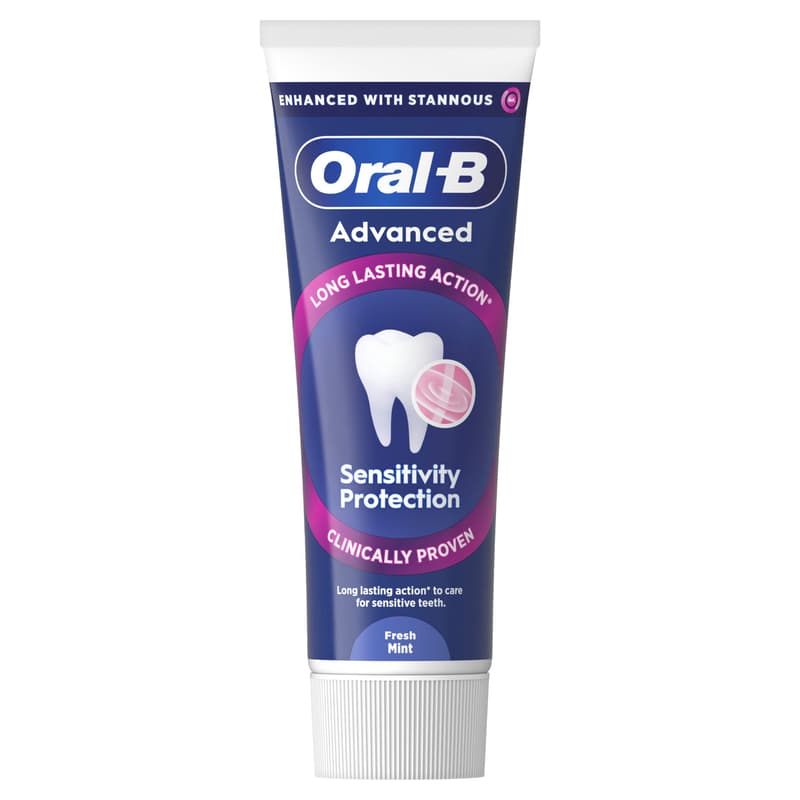 Oral-B Advanced Sensitivity Protection Fresh Mint Fogkrém, 75 ml