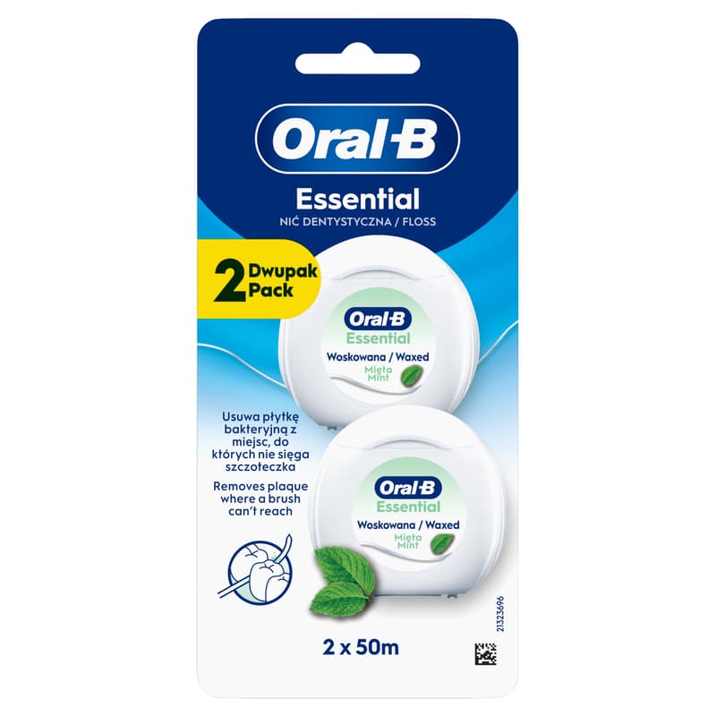 Oral-B Essential Fogselyem, 2x50 m
