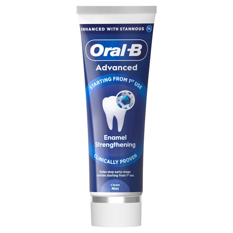 Oral-B Advanced Enamel Strenghtening Clean Mint Fogkrém, 75 ml