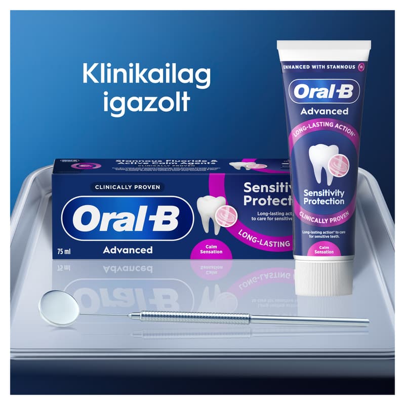 Oral-B Advanced Sensitivity Protection Calm Sensation Fogkrém, 75 ml